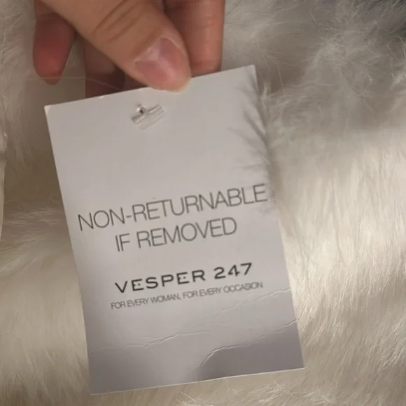 Vesper Quinn Ivory One Shoulder Maxi Dress - Picture 3 of 3